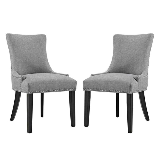 Modway - Marquis Dining Side Chair Fabric (Set of 2) - EEI-2746-LGR-SET veiw 1