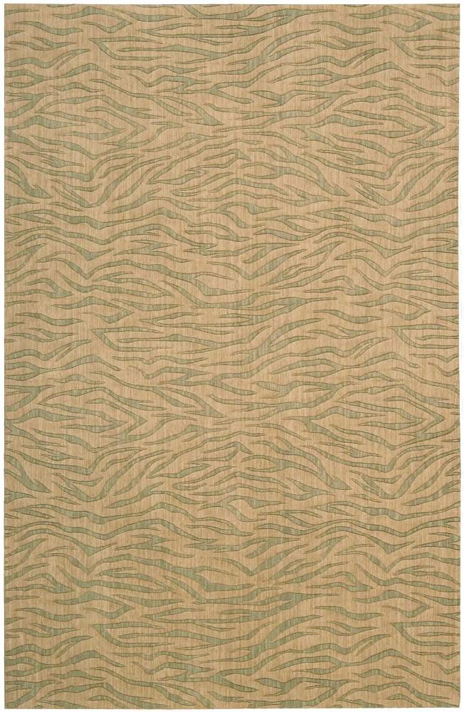 Nourison - Cosmopolitan CS29 Beige and Green 36in x 56in Area Rug - CS29-99446663887_CLOSEOUT veiw 1