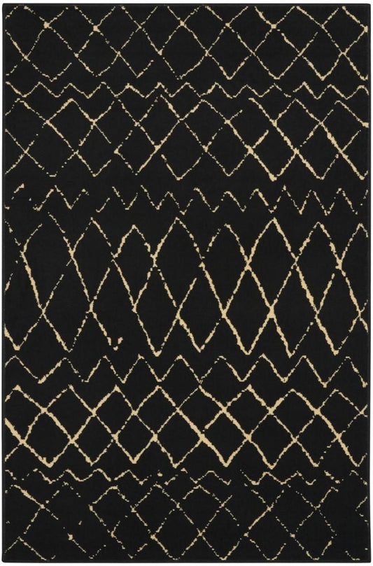 Nourison - Grafix GRF04 Black 39in x 59in Area Rug - GRF04-99446809483 veiw 1