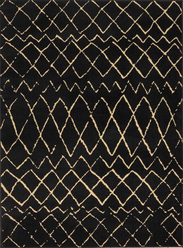 Nourison - Grafix GRF04 Black 53in x 73in Area Rug - GRF04-99446394767 veiw 1