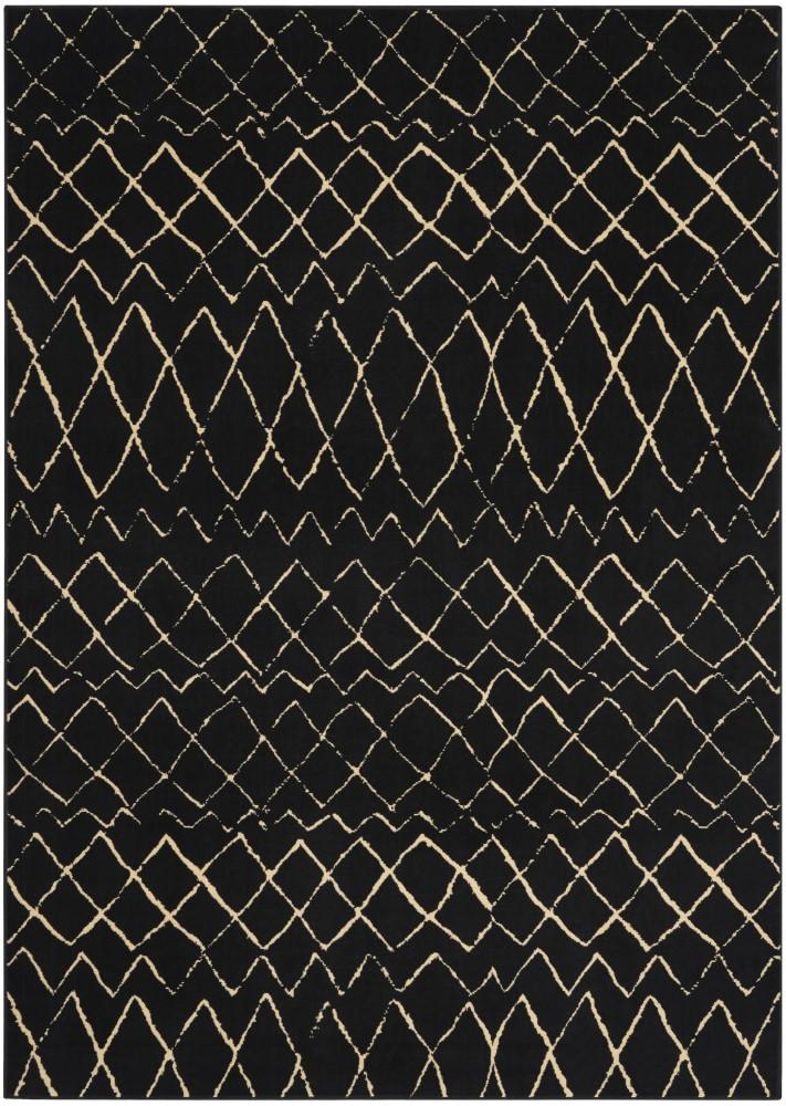 Nourison - Grafix GRF04 Black 7x10 Area Rug - GRF04-99446809513 veiw 1