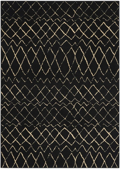Nourison - Grafix GRF04 Black 7x10 Area Rug - GRF04-99446809513 veiw 1