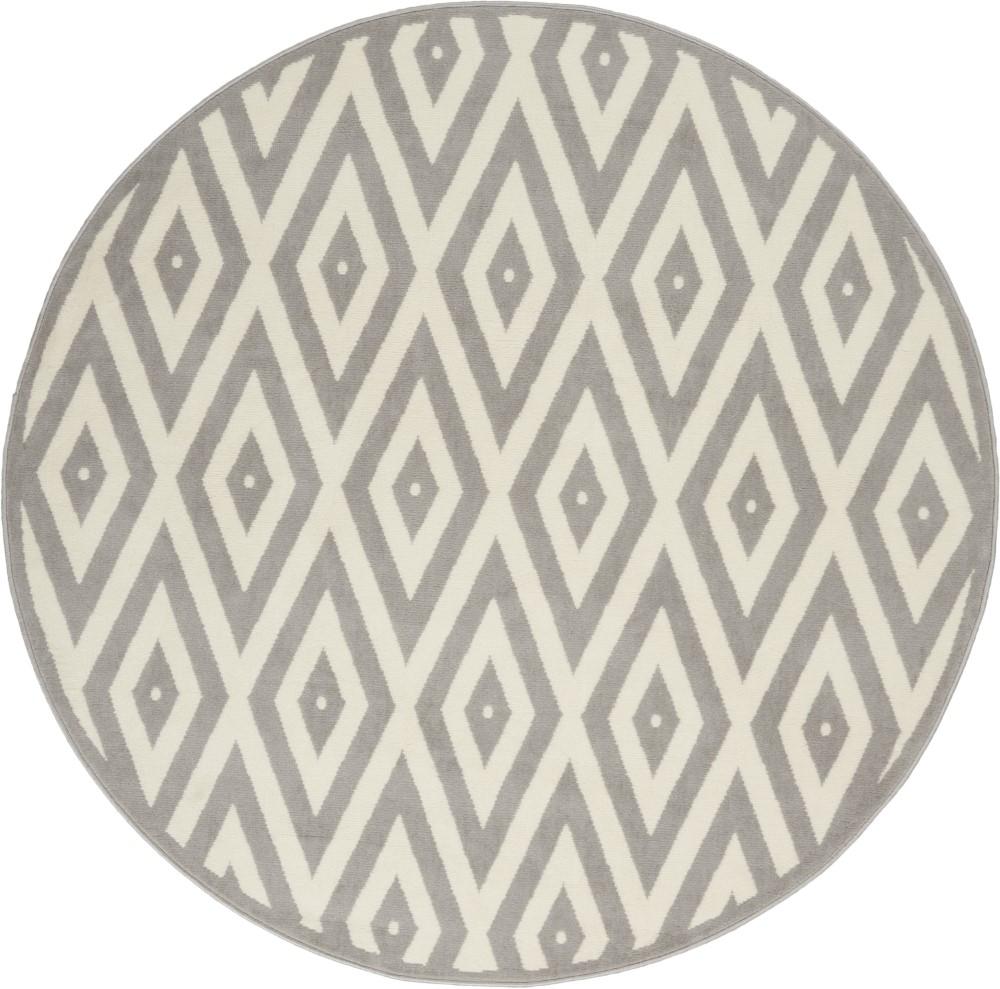 Nourison - Grafix 53in x Round Area Rug - GRF18-99446719492 veiw 1