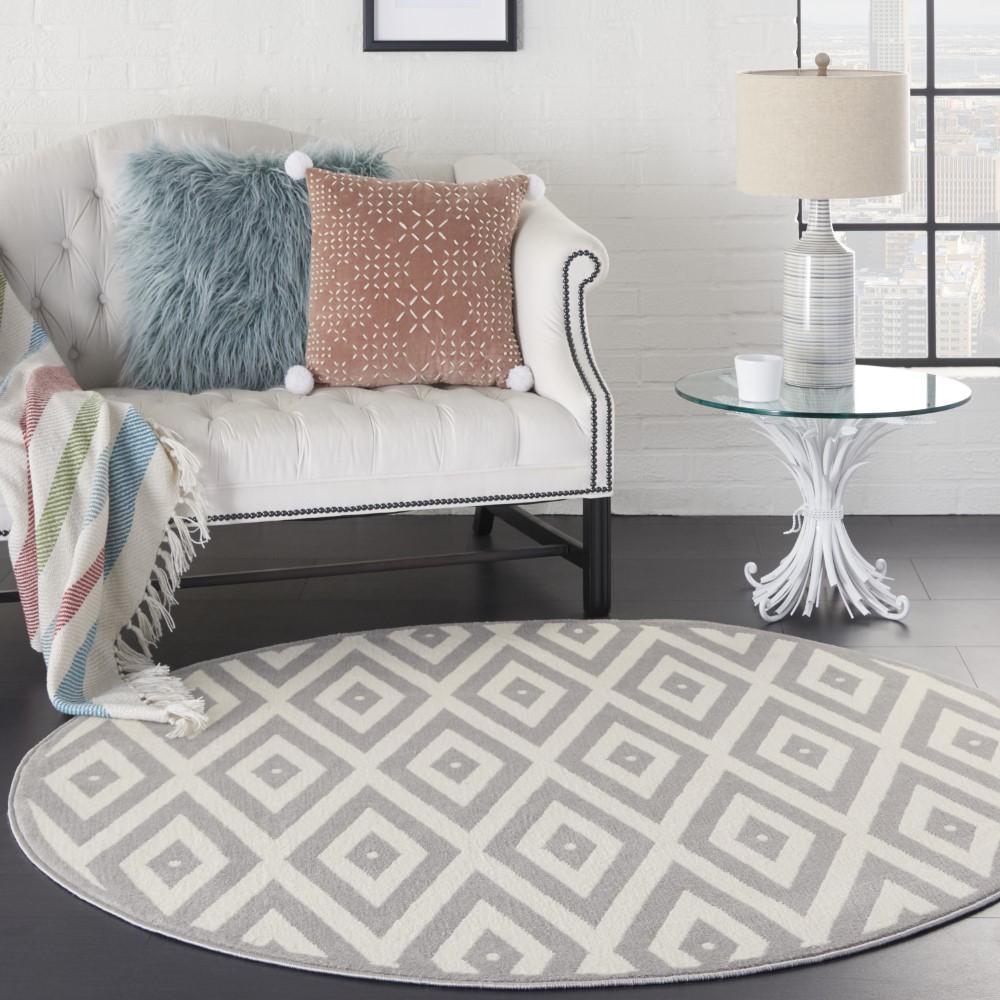 Nourison - Grafix 53in x Round Area Rug - GRF18-99446719492 veiw 2