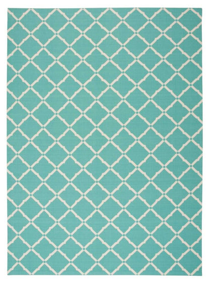 Nourison - Home & Garden RS091 Blue 79in x 1010in Rug - RS091-99446208149_CLOSEOUT veiw 1