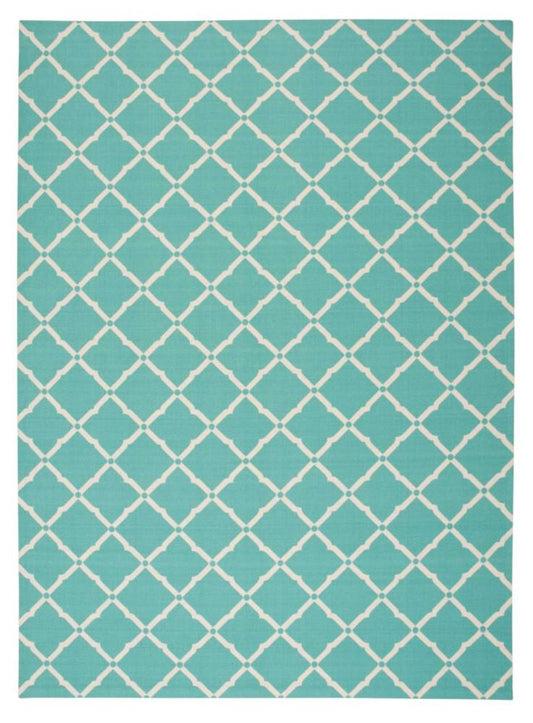 Nourison - Home & Garden RS091 Blue 79in x 1010in Rug - RS091-99446208149_CLOSEOUT veiw 1