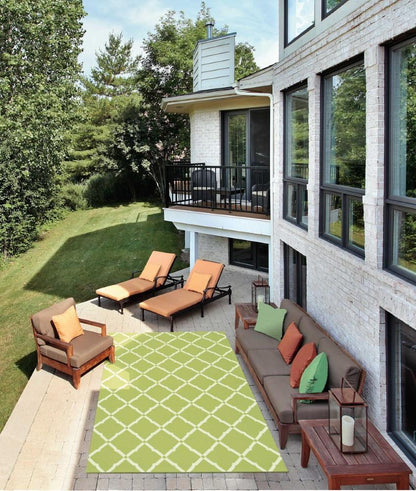 Nourison - Home & Garden RS091 Green 10x13 Rug - RS091-99446208194_CLOSEOUT veiw 2
