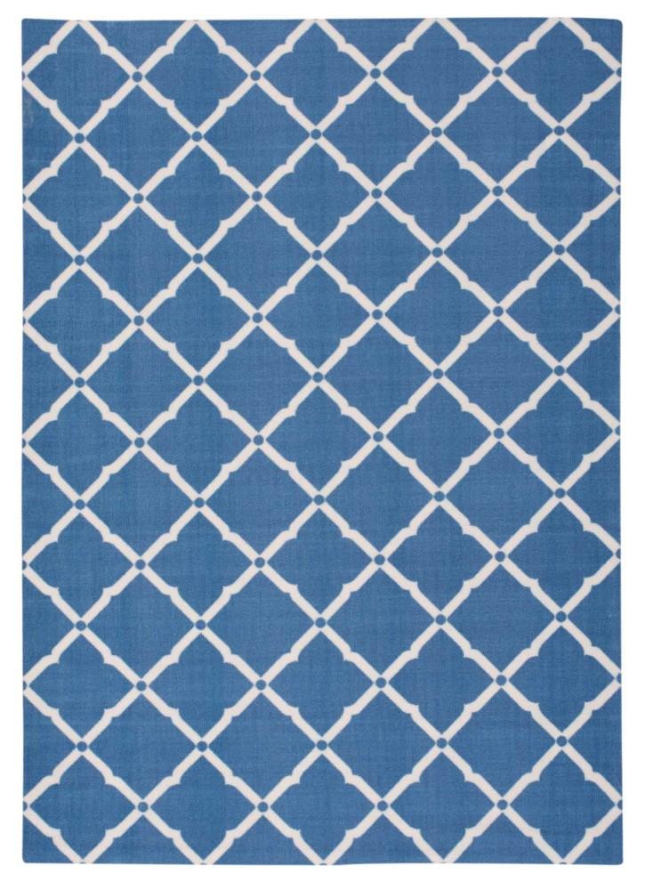 Nourison - Home & Garden RS091 Dark Blue 44in x 63in Area Rug - RS091-99446208071_CLOSEOUT veiw 1