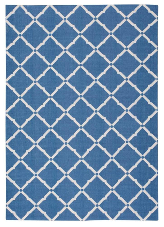 Nourison - Home & Garden RS091 Dark Blue 44in x 63in Area Rug - RS091-99446208071_CLOSEOUT veiw 1