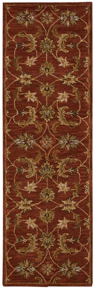 Nourison - India House IH83 Red 23in x 76in Hallway Rug - IH83-99446102959 veiw 1