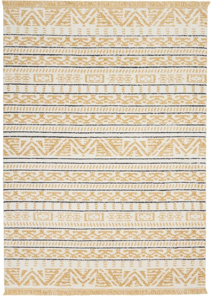 Nourison - Kamala DS503 Gold 710in x 106in Oversized Rug - DS503-99446407672 - CLOSEOUT veiw 1