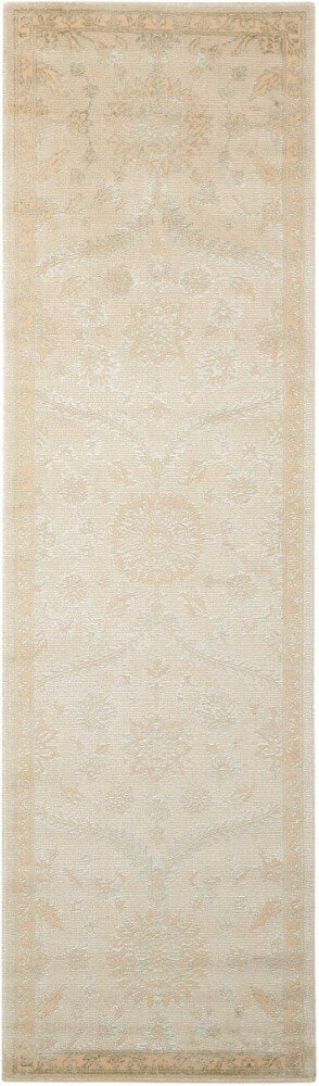 Nourison - Luminance LUM04 Beige and Green 23in x 8 Hallway Rug - LUM04-99446194398_CLOSEOUT veiw 1