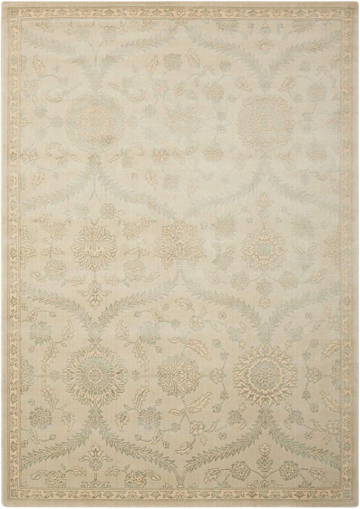 Nourison - Luminance LUM04 Beige and Green 53in x 75in Area Rug - LUM04-99446194329_CLOSEOUT veiw 1