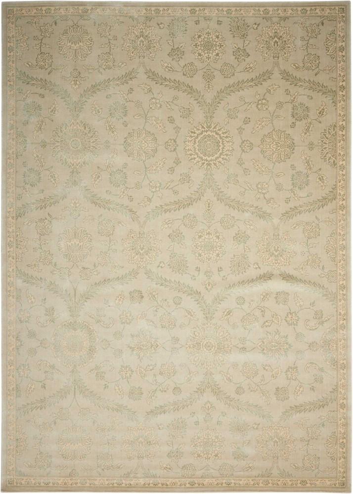 Nourison - Luminance LUM04 Beige and Green 76in x 106in Rug - LUM04-99446194312_CLOSEOUT veiw 1