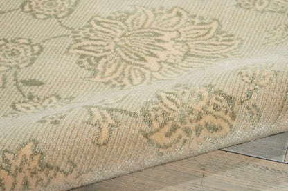 Nourison - Luminance LUM04 Beige and Green 76in x 106in Rug - LUM04-99446194312_CLOSEOUT veiw 2