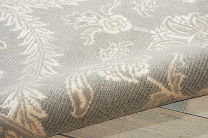 Nourison - Luminance LUM04 Grey 93in x 129in Rug - LUM04-99446194299_CLOSEOUT veiw 2