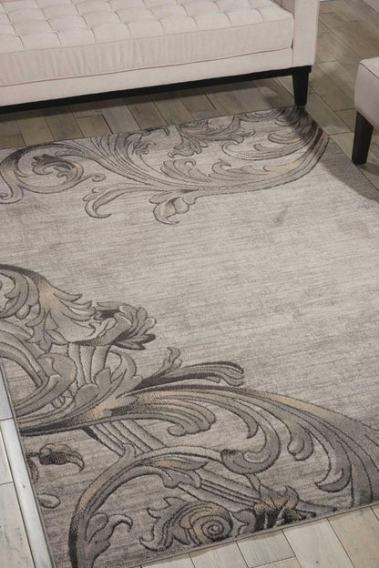 Nourison - Maxell MAE05 Grey 93in x 129in Oversized Rug - MAE05-99446335241 veiw 2