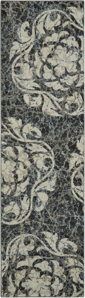 Nourison - Maxell MAE10 Grey 22in x 76in Hallway Rug - MAE10-99446343710 veiw 1