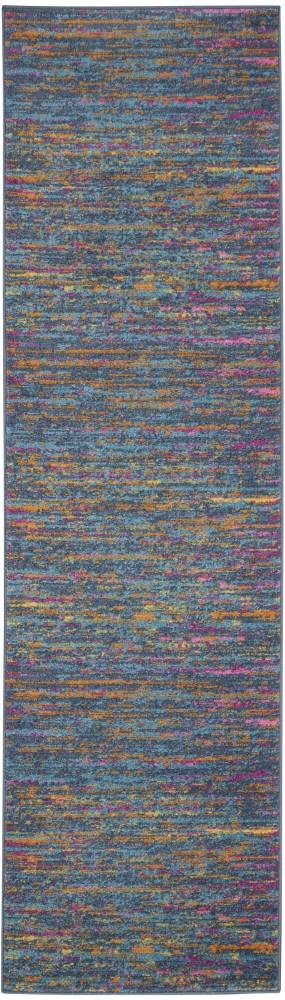 Nourison - Passion 110in x 6 Blue Multicolor Area Rug - PSN35-99446780065 - CLOSEOUT veiw 1