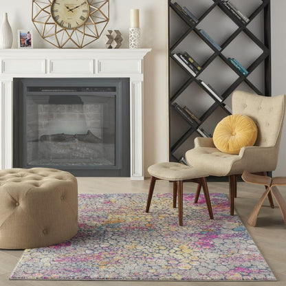 Nourison - Passion 53in x 73in Yellow Multicolor Area Rug - PSN34-99446779946 - CLOSEOUT veiw 2