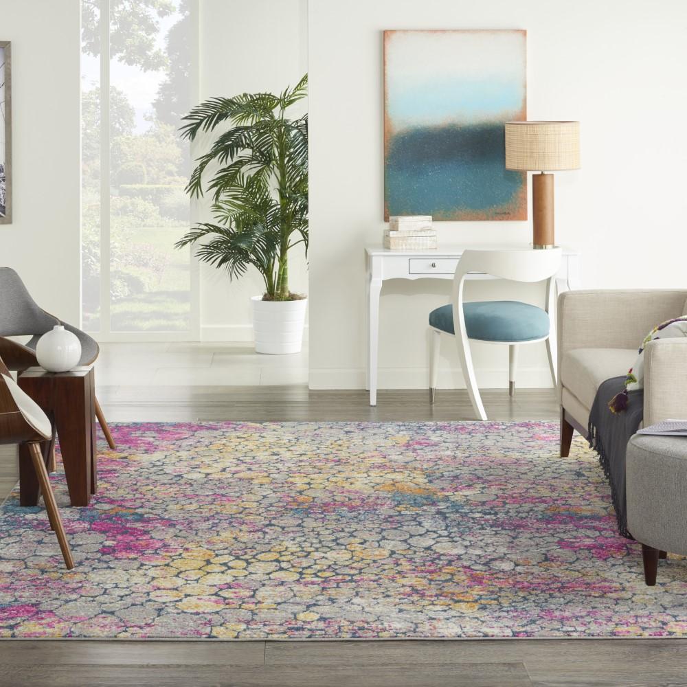 Nourison - Passion 8x10 Yellow Multicolor Area Rug - PSN34-99446780058 - CLOSEOUT veiw 2