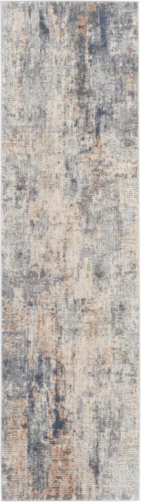 Nourison - Rustic Textures RUS01 Bone and Beige 22in x 76in Hallway Rug - RUS01-99446461841 veiw 1