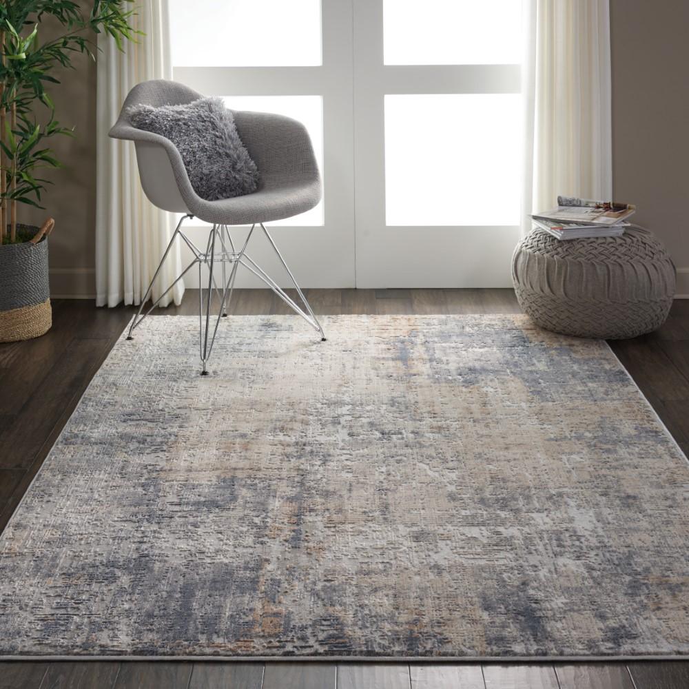 Nourison - Rustic Textures RUS01 Bone and Beige 311in x 511in Rustic Area Rug - RUS01-99446461872 veiw 3