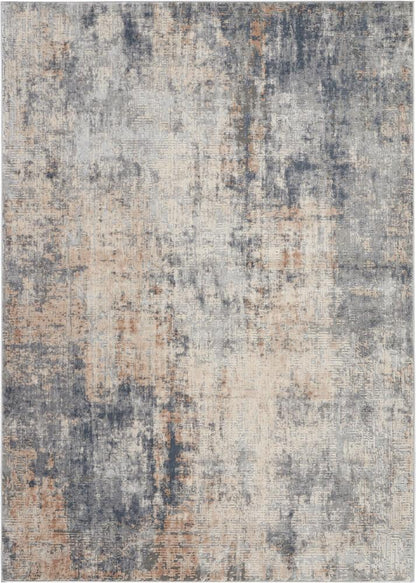 Nourison - Rustic Textures RUS01 Bone and Beige 53in x 73in Rustic Area Rug - RUS01-99446461889 veiw 1