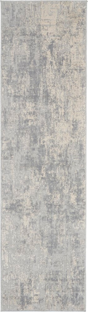 Nourison - Rustic Textures RUS01 Ivory 22in x 76in Textured Hallway Rug - RUS01-99446476104 veiw 1