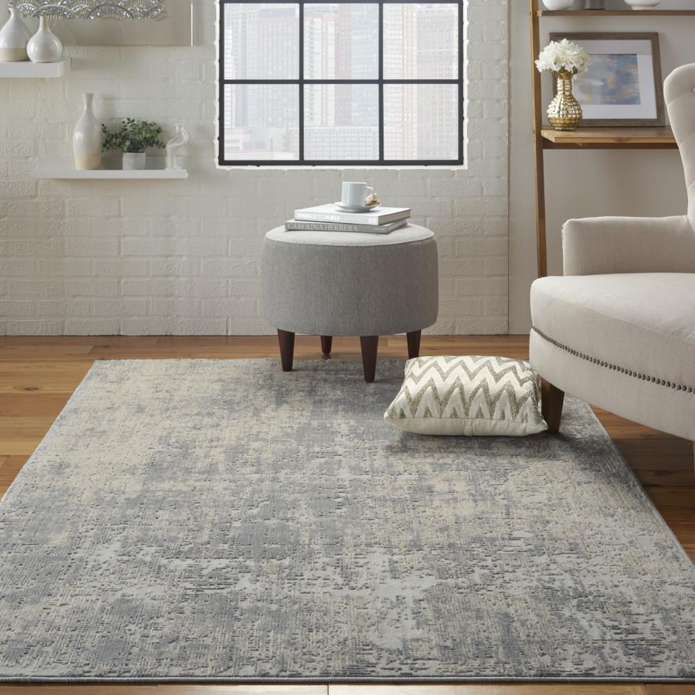 Nourison - Rustic Textures RUS01 Ivory 53in x 73in Rustic Area Rug - RUS01-99446476135 veiw 2