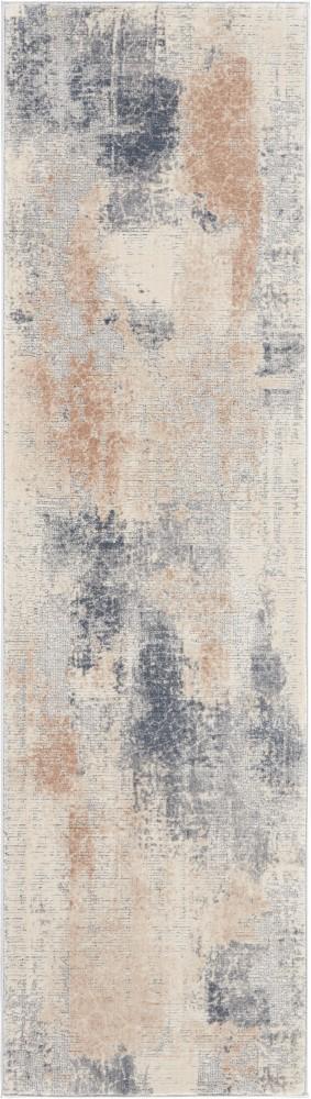 Nourison - Rustic Textures RUS02 Beige and Bone 22in x 76in Hallway Rug - RUS02-99446461919 veiw 1