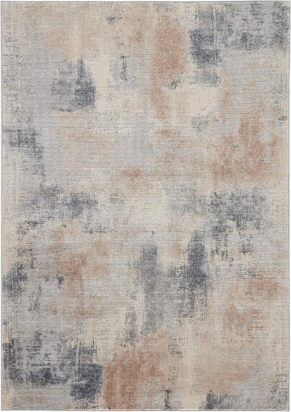 Nourison - Rustic Textures RUS02 Beige and Bone 311in x 511in Rustic Area Rug - RUS02-99446461933 veiw 1