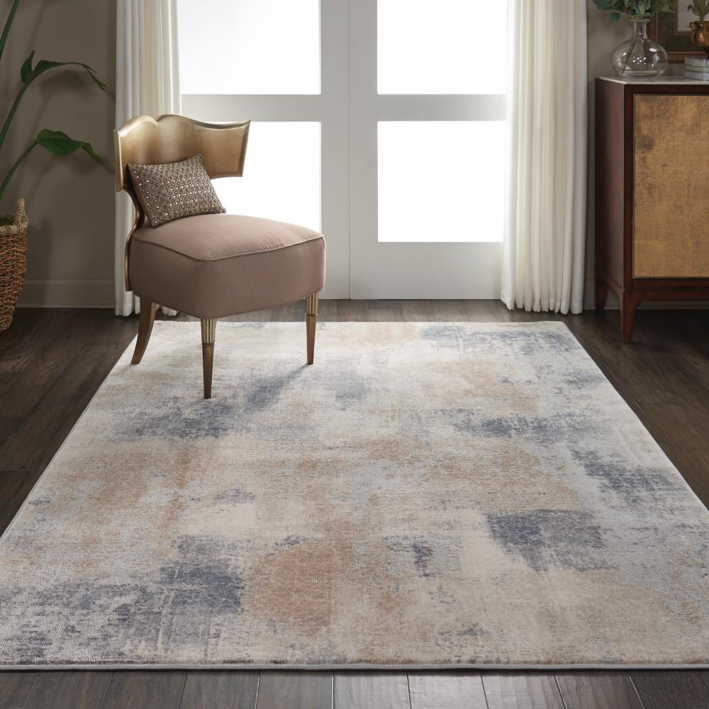 Nourison - Rustic Textures RUS02 Beige and Bone 311in x 511in Rustic Area Rug - RUS02-99446461933 veiw 3