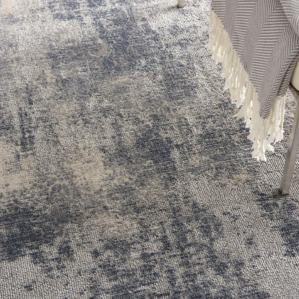Nourison - Rustic Textures RUS02 Slate Blue and Ivory 311in x 511in Rustic Area Rug - RUS02-99446476241 veiw 3