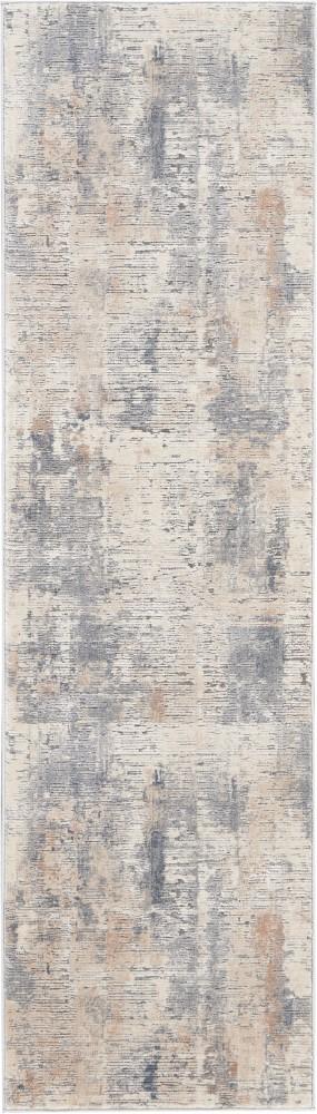 Nourison - Rustic Textures RUS05 Beige and Bone 22in x 76in Hallway Rug - RUS05-99446460424 veiw 1
