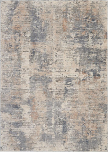 Nourison - Rustic Textures RUS05 Beige and Bone 710in x 106in Oversized Rug - RUS05-99446460462 veiw 1