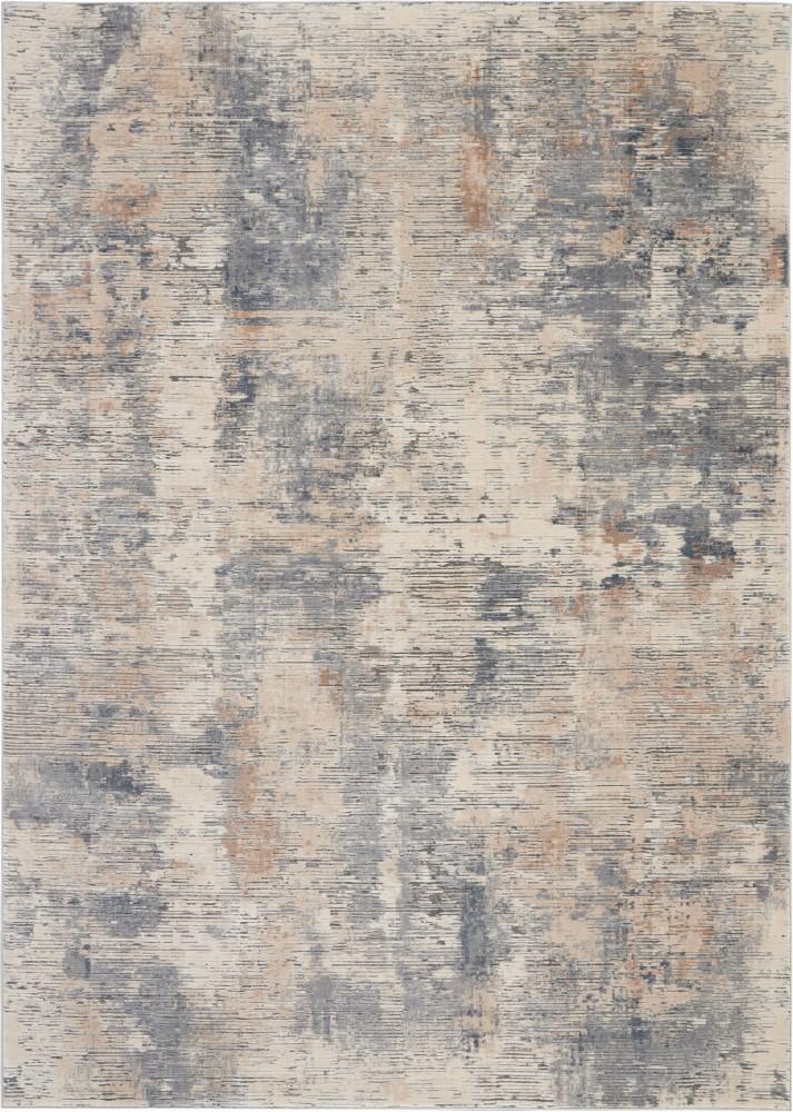 Nourison - Rustic Textures RUS05 Beige and Bone 93in x 129in Oversized Rug - RUS05-99446462084 veiw 1