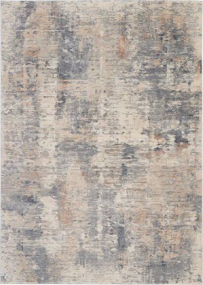 Nourison - Rustic Textures RUS05 Beige and Bone 93in x 129in Oversized Rug - RUS05-99446462084 veiw 1