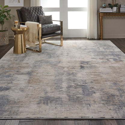 Nourison - Rustic Textures RUS05 Beige and Bone 93in x 129in Oversized Rug - RUS05-99446462084 veiw 3