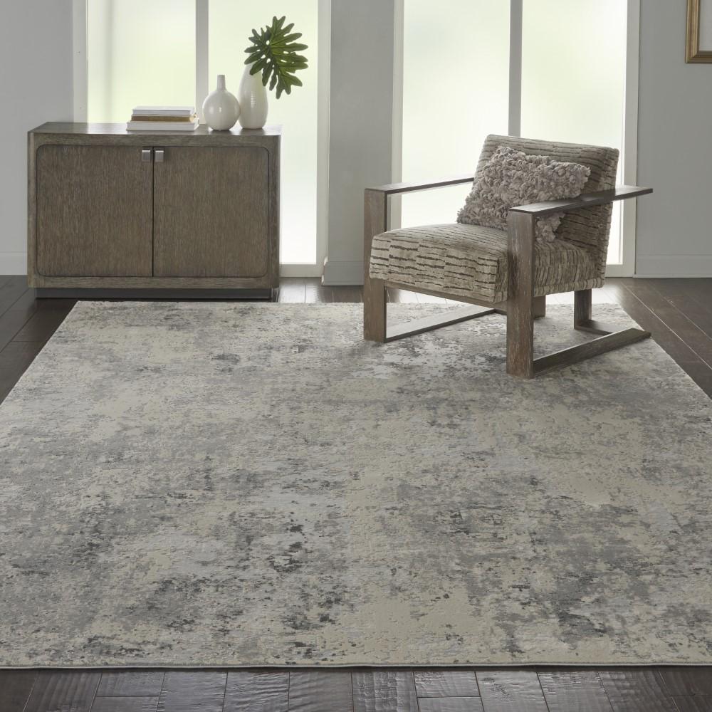 Nourison - Rustic Textures RUS07 Ivory and Bone 710in x 106in Large Rug - RUS07-99446496263 veiw 2