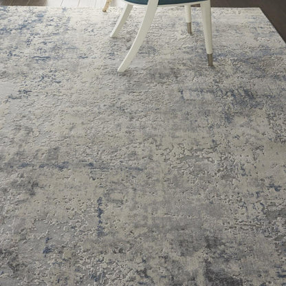 Nourison - Rustic Textures RUS07 Ivory/Bone-blue 710in x 106in Large Rug - RUS07-99446496300 veiw 3