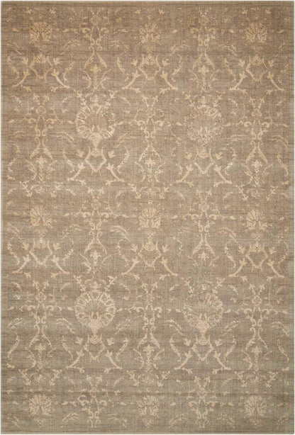 Nourison - Silk Elements SKE03 Green 56in x 8 Area Rug - SKE03-99446189158_CLOSEOUT veiw 1