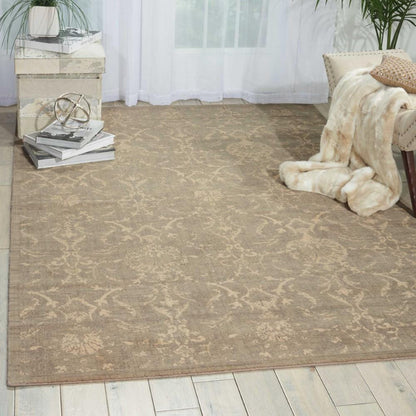 Nourison - Silk Elements SKE03 Green 79in x 99in Rug - SKE03-99446189165_CLOSEOUT veiw 2