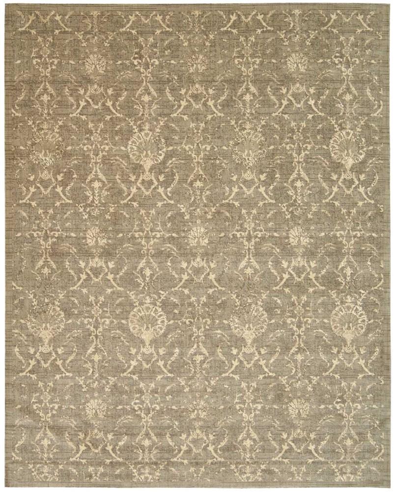 Nourison - Silk Elements SKE03 Green 99in x 13 Rug - SKE03-99446189189_CLOSEOUT veiw 1