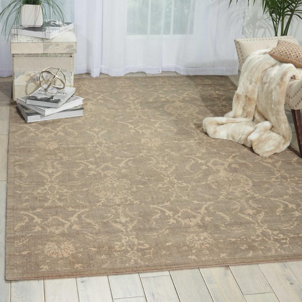 Nourison - Silk Elements SKE03 Green 99in x 13 Rug - SKE03-99446189189_CLOSEOUT veiw 2