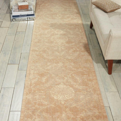 Nourison - Silk Elements SKE03 Beige 25in x 10 Hallway Rug - SKE03-99446189097_CLOSEOUT veiw 2
