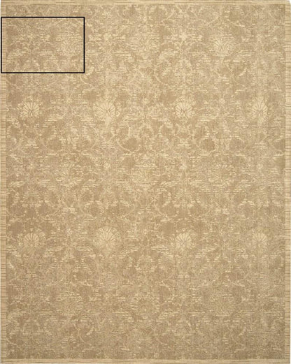 Nourison - Silk Elements SKE03 Beige 99in x 13 Rug - SKE03-99446189103_CLOSEOUT veiw 1
