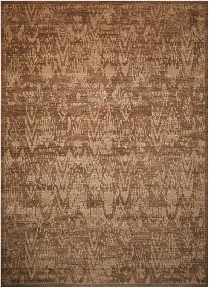 Nourison - Silken Allure SLK17 Brown 56in x 8 Area Rug - SLK17-99446153814_CLOSEOUT veiw 1