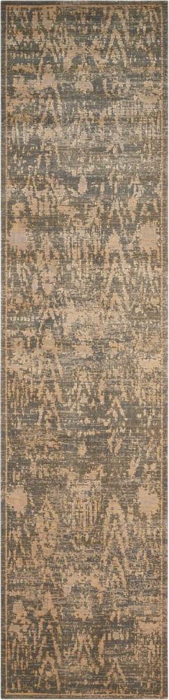 Nourison - Silken Allure SLK17 Grey 25in x 10 Hallway Rug - SLK17-99446153807_CLOSEOUT veiw 1