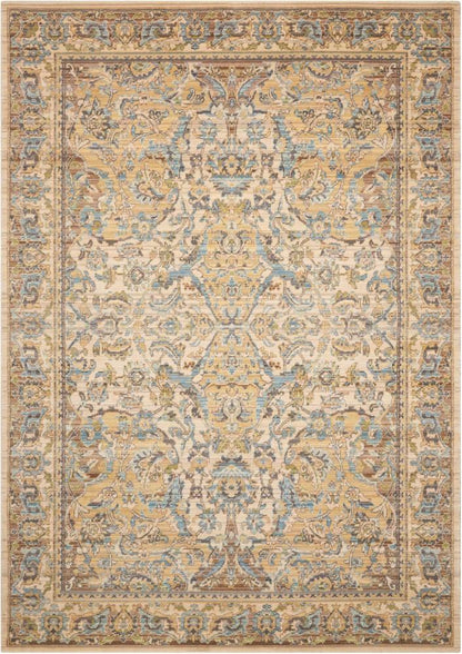 Nourison - Timeless TML15 Beige 56in x 8 Area Rug - TML15-99446256485 veiw 1